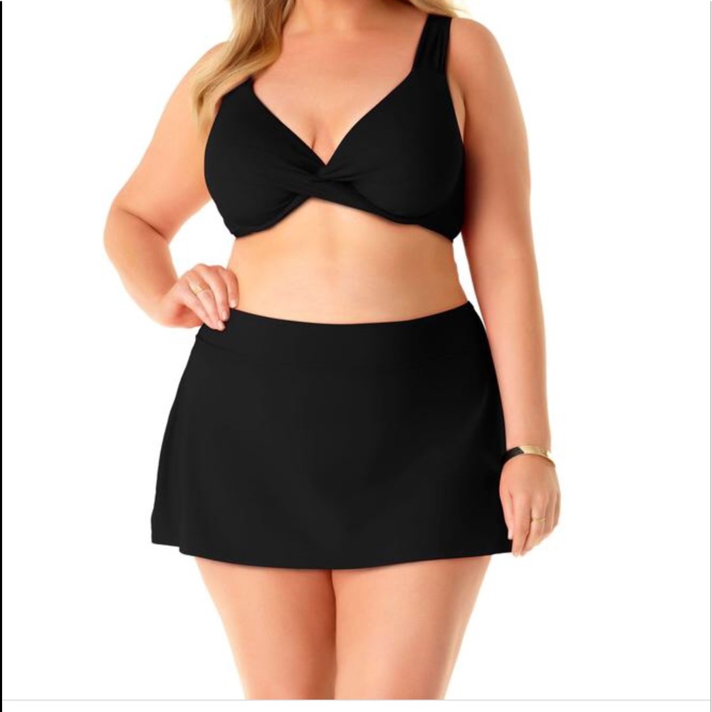 Anne Cole skirt swim bottom